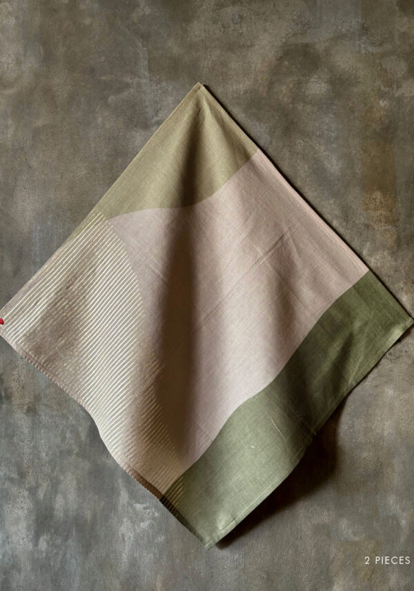 Mountain Scapes Napkins Set of 4 - Natural Sage
