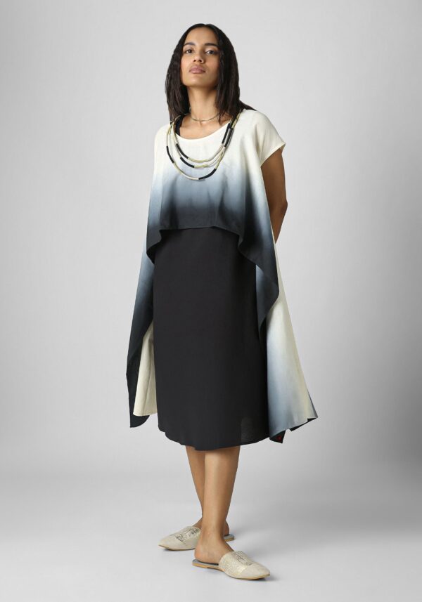 Fade Cape Dress