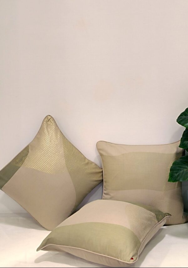 Mountain Scapes Cushion Cover Set of 3 - Natural Sage