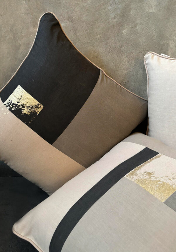 No Grey Area Cushion Cover Set of 3 - Black