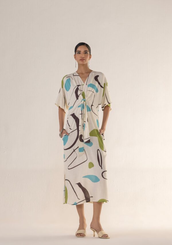 SAND DUNES CINCH DRESS