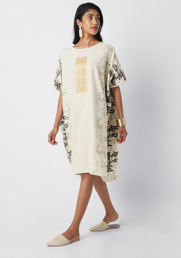 Stone wall Splash Square Dress