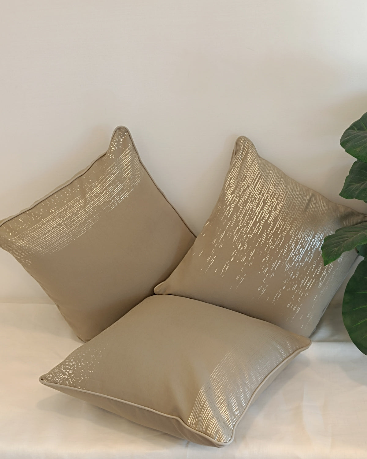 Varq Cushion Cover Set of 3 - Sage