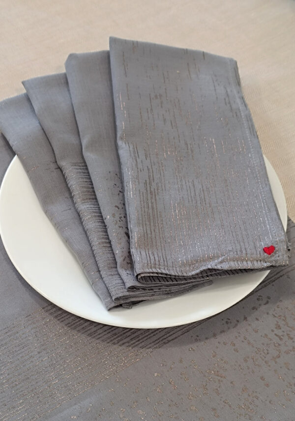 Varq Napkin Set of 4 - Shadow Blue