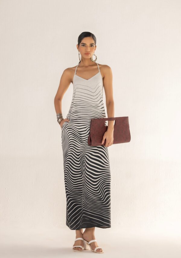 ZEBRA STRAP BACK DRESS
